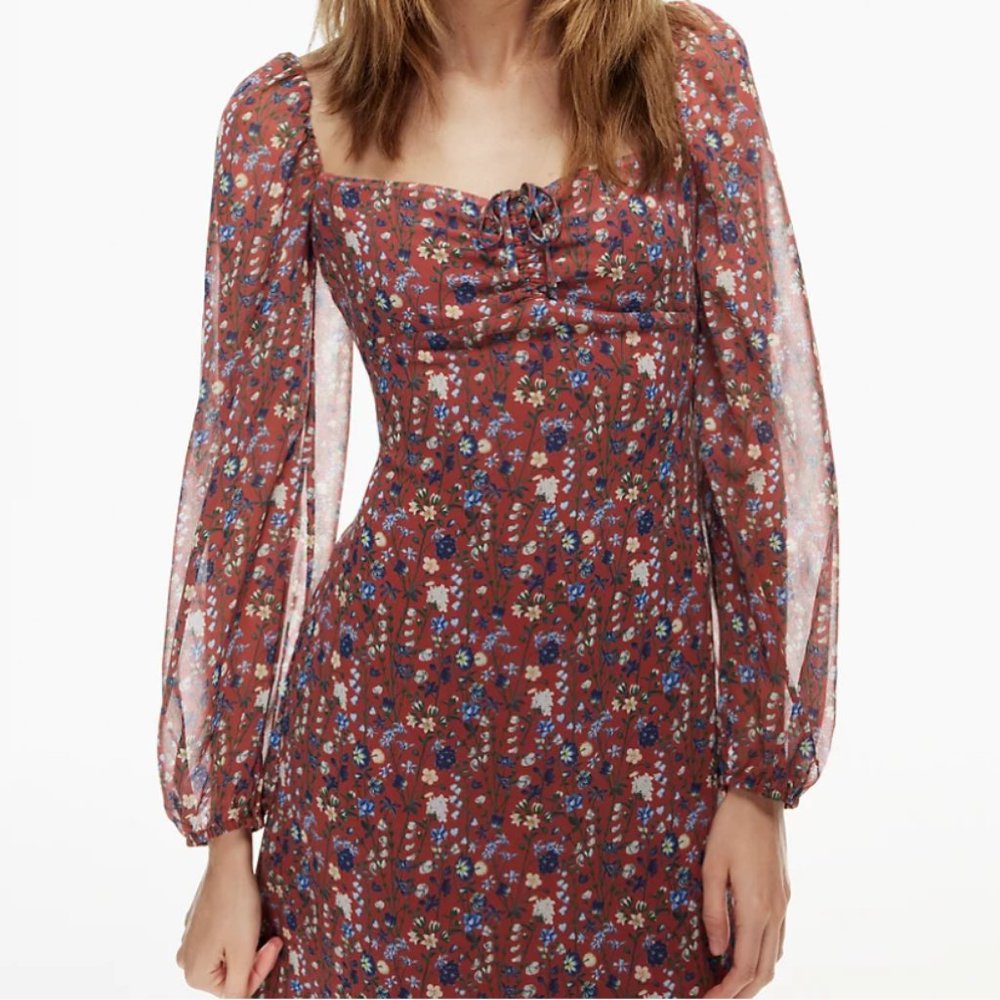 Brand New Aritzia Jaqueline Dress Size Six Poetic Pink
